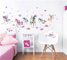 Magiska Enhörningar / Magical Unicorn Wallstickers