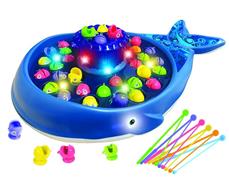 Magiskt Valfiskespel – Roligt fiskespel med ljus och ljud!