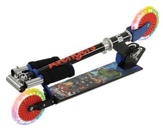 Marvel Avengers Hopfällbar Sparkcykel med LED-ljushjul-2