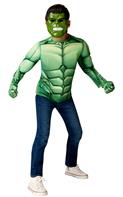 Marvel Hulk  Muskulös överkropp med mask, 4-7 år