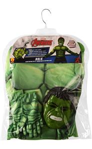 Marvel Hulk  Muskulös överkropp med mask, 4-7 år-2