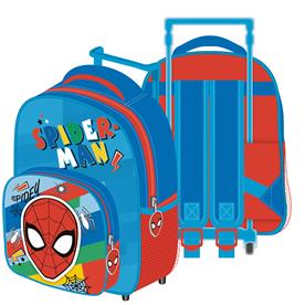 Marvel Spiderman Resväska/vagn/Ryggsäck för barn