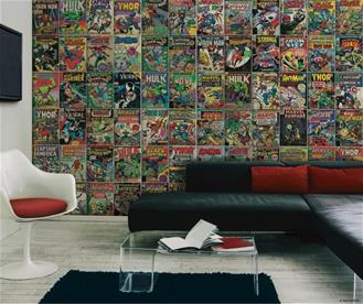 Marvel Tecknade serier Tapet 320 x 183 cm