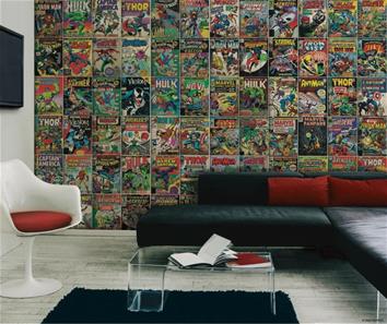 Marvel Tecknade serier Tapet 320 x 183 cm