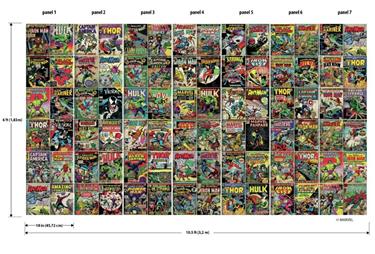 Marvel Tecknade serier Tapet 320 x 183 cm-2