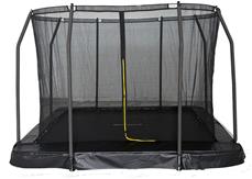 MCU-Sport Inground Nedgrävd Studsmatta 213 x 153 cm + Skyddsnät
