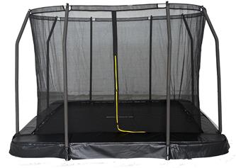 MCU-Sport Inground Nedgrävd Studsmatta 213 x 153 cm + Skyddsnät