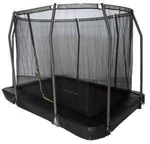 MCU-Sport Inground Nedgrävd Studsmatta 213 x 153 cm + Skyddsnät-2