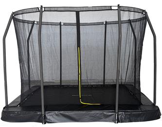 MCU-Sport Inground Nedgrävd Studsmatta 305 x 213 cm + Skyddsnät