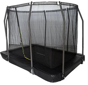 MCU-Sport Inground Nedgrävd Studsmatta 305 x 213 cm + Skyddsnät-2