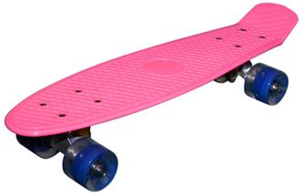 MCU-Sport Pink LED Skateboard m/LED Ljus + ABEC7