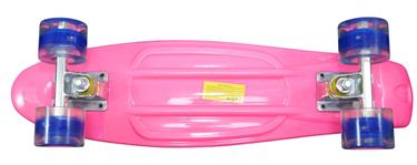 MCU-Sport Pink LED Skateboard m/LED Ljus + ABEC7-2