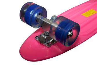 MCU-Sport Pink LED Skateboard m/LED Ljus + ABEC7-5