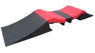 MCU-Sport Skate Double Wave Ramp Set 330 x 71 x 34,5 cm-2