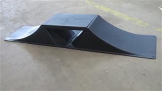 MCU-Sport Skate Mini Ramp 126 x 30,5 x 17 cm-6