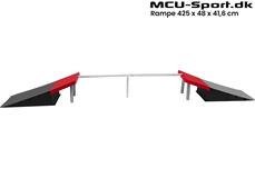 MCU-Sport Skate  Ramp + Grind Rail set 425 x 48 x 41,6 cm