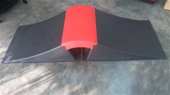 MCU-Sport Skate Wave Ramp Set 211 x 71 x 36,3 cm-7