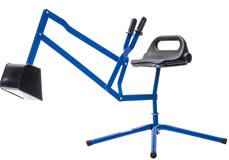 MegaLeg Grävskopa HQ i Metall för barn och sandlåda, Blå