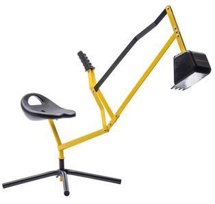 MegaLeg metall Grävmaskin för barn 115 x 85 cm (till sandlåda)-5