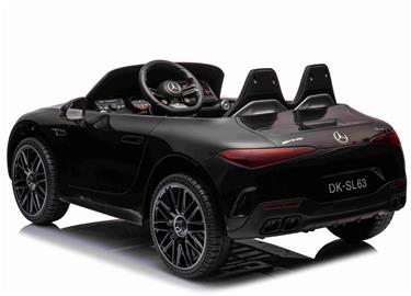 Mercedes-Benz AMG SL63 Elbil för barn med 4 x Motor, 2,4G RC, gummihjul-4