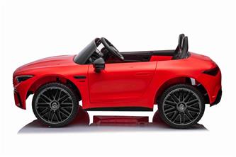 Mercedes-Benz AMG SL63 Elbil för barn med 4 x Motor, 2,4G RC, gummihjul Röd-12