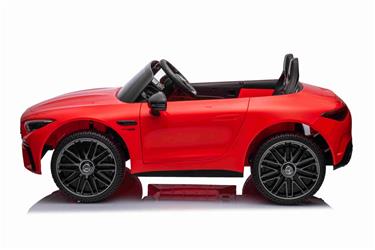 Mercedes-Benz AMG SL63 Elbil för barn med 4 x Motor, 2,4G RC, gummihjul Röd-12