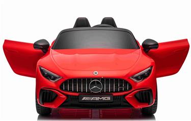 Mercedes-Benz AMG SL63 Elbil för barn med 4 x Motor, 2,4G RC, gummihjul Röd-2