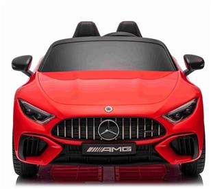 Mercedes-Benz AMG SL63 Elbil för barn med 4 x Motor, 2,4G RC, gummihjul Röd-4