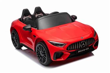 Mercedes-Benz AMG SL63 Elbil för barn med 4 x Motor, 2,4G RC, gummihjul Röd-9