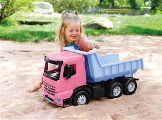 Mercedes-Benz Arocs Dumper – rosa/blå – 67 cm-2