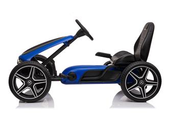 Mercedes-Benz Pedal Gokart till barn, Blå-2