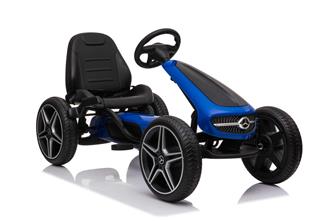Mercedes-Benz Pedal Gokart till barn, Blå-7