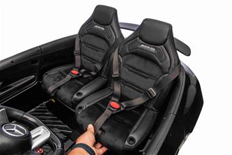 Mercedes GT63 AMG 21,6V elbil med/4xmotor + gummihjul + 2.4G-8