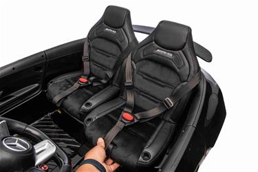 Mercedes GT63 AMG 21,6V elbil med/4xmotor + gummihjul + 2.4G-8