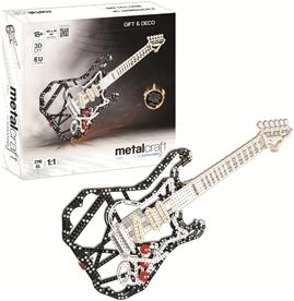 Metalcraft DIY 3D gitarr svart metall byggsats