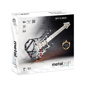 Metalcraft DIY 3D gitarr svart metall byggsats-2