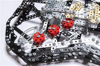 Metalcraft DIY 3D gitarr svart metall byggsats-3