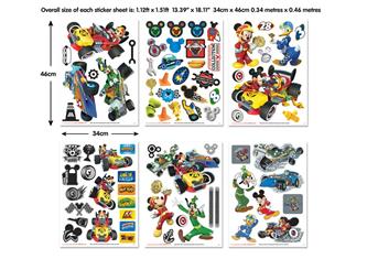 Mickey Mouse Roadster Racer Wallstickers-3