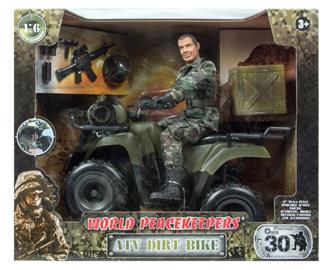 Militär ATV 1:6 m. Actionfigur 30,5cm-2