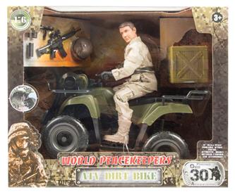 Militär ATV 1:6 m. Actionfigur 30,5cm (modell B)-2