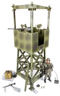 Militär Utkikstorn 1:6 m. Actionfigur 30,5cm 1:6