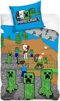 Minecraft Creeper Enderman Påslakanset - 100 procent bomull