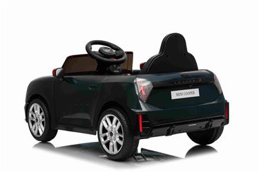 Mini Cooper elbil för barn 12V med litium, 2,4G fjärrkontroll, gummidäck-4