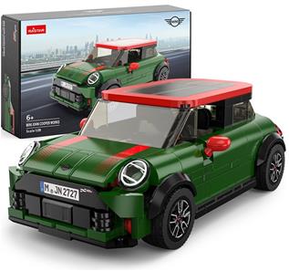 MINI John Cooper Works Byggblock Bil 1:24 (Från 6 år) Grön