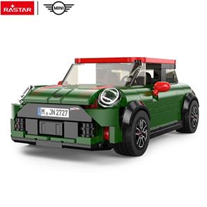 MINI John Cooper Works Byggblock Bil 1:24 (Från 6 år) Grön-3