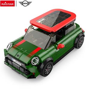 MINI John Cooper Works Byggblock Bil 1:24 (Från 6 år) Grön-7