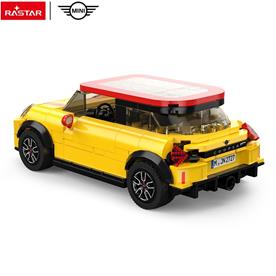 MINI John Cooper Works Byggblock Bil 1:24 (Från 6 år) Gul-6