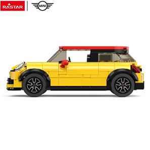 MINI John Cooper Works Byggblock Bil 1:24 (Från 6 år) Gul-8