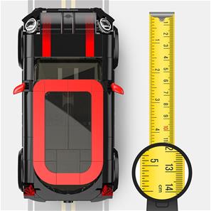 MINI John Cooper Works Byggblock Bil 1:24 (Från 6 år) Svart-5