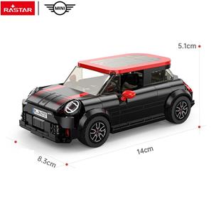 MINI John Cooper Works Byggblock Bil 1:24 (Från 6 år) Svart-8